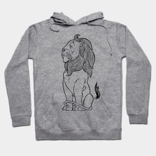 Vintage Lion from the Wizard of Oz Hoodie